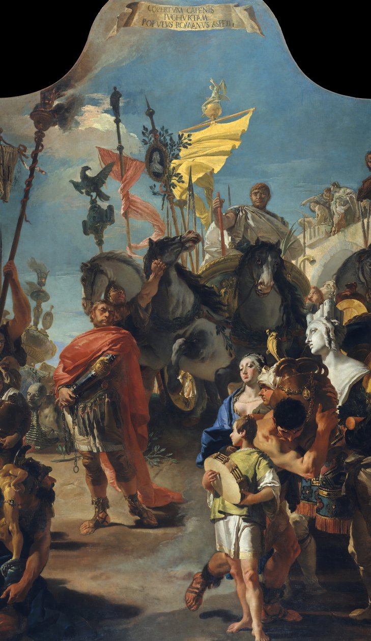 马略的胜利》，1729年。 作者 乔凡尼·巴蒂斯塔·提埃波罗