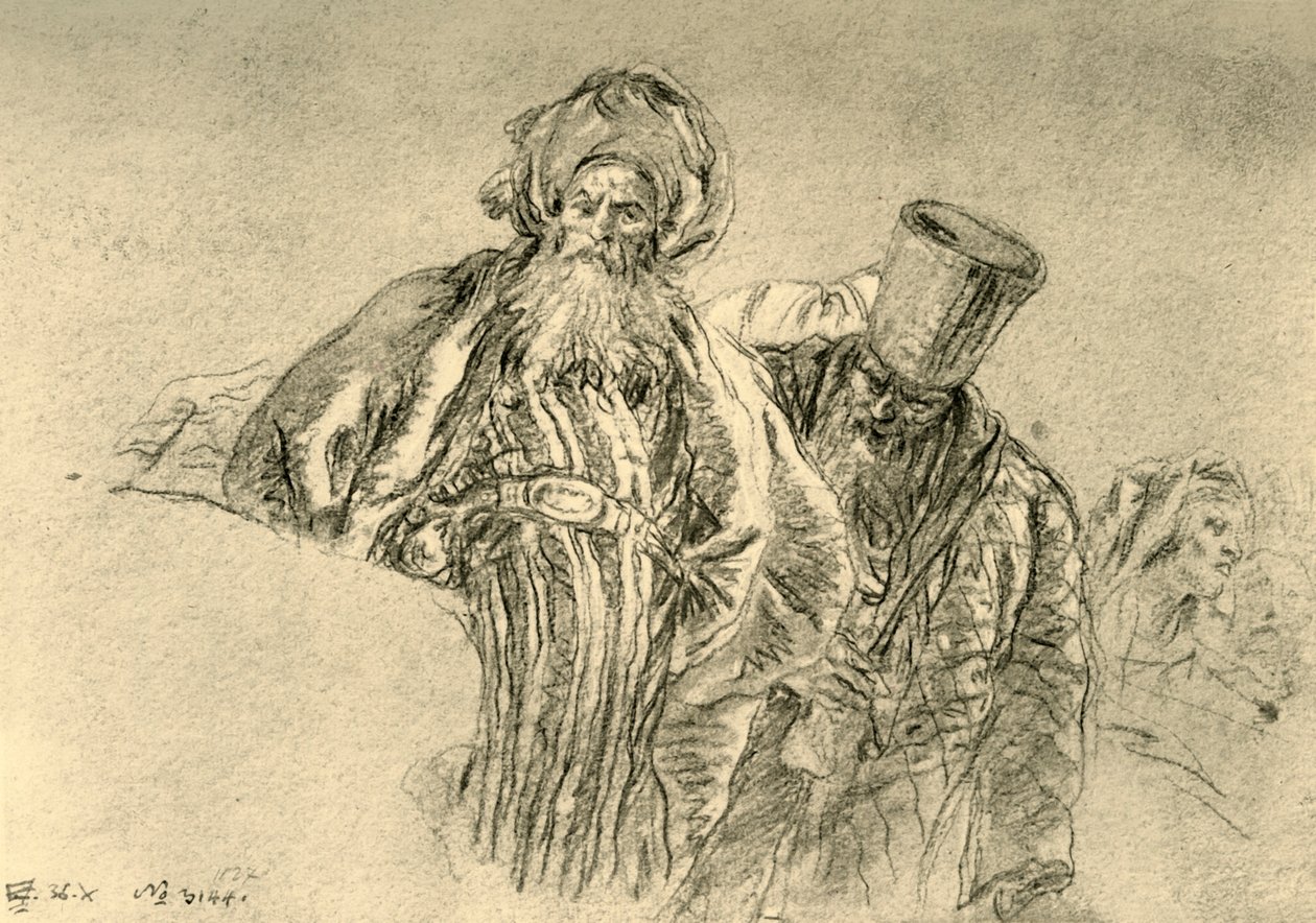 两个东方商人》，1753年，1928年 作者 乔凡尼·巴蒂斯塔·提埃波罗