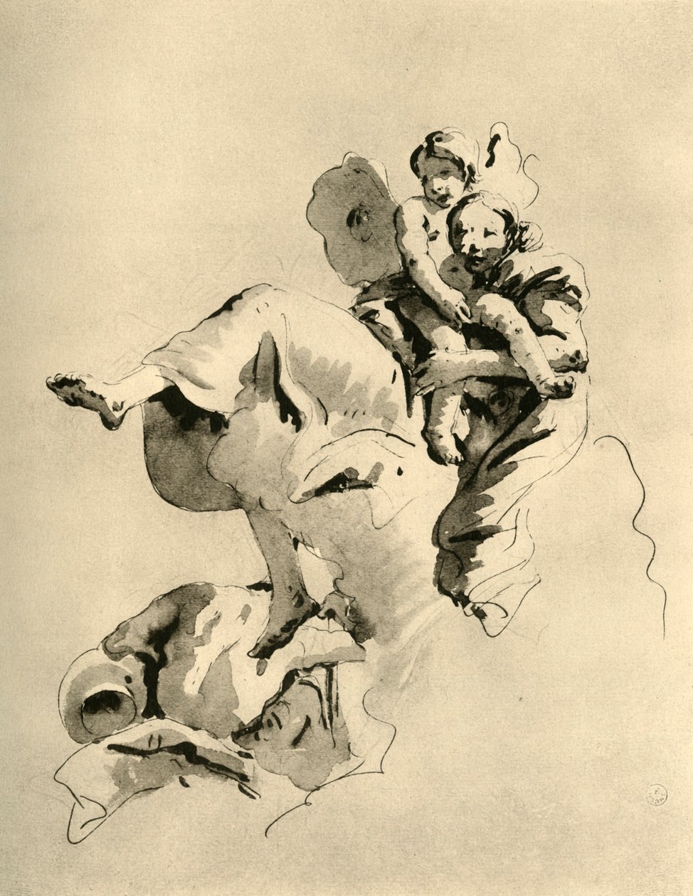 金星和丘比特，18世纪中叶，1928年 作者 乔凡尼·巴蒂斯塔·提埃波罗