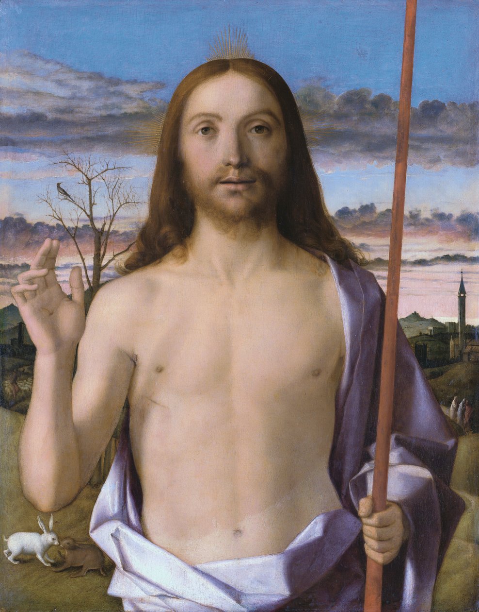 基督祝福 作者 乔凡尼·贝里尼（Giovanni Bellini）