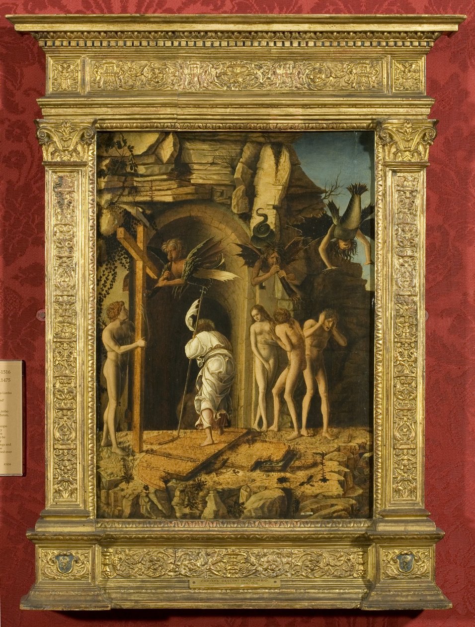 基督降临到凌波（面板上的牛皮纸上的油） 作者 乔凡尼·贝里尼（Giovanni Bellini）