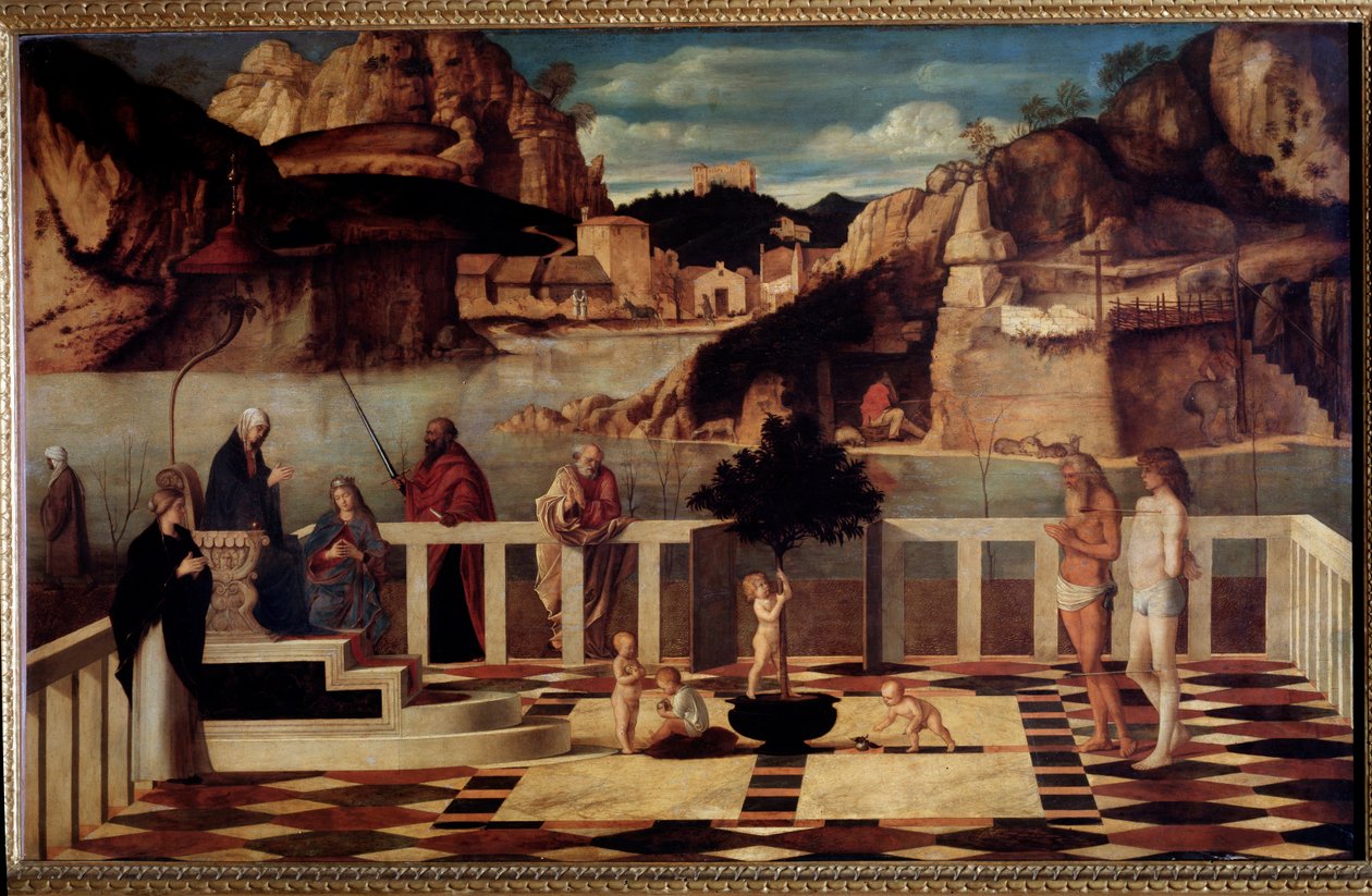 神圣的寓言（绘画，c.1487） 作者 乔凡尼·贝里尼（Giovanni Bellini）