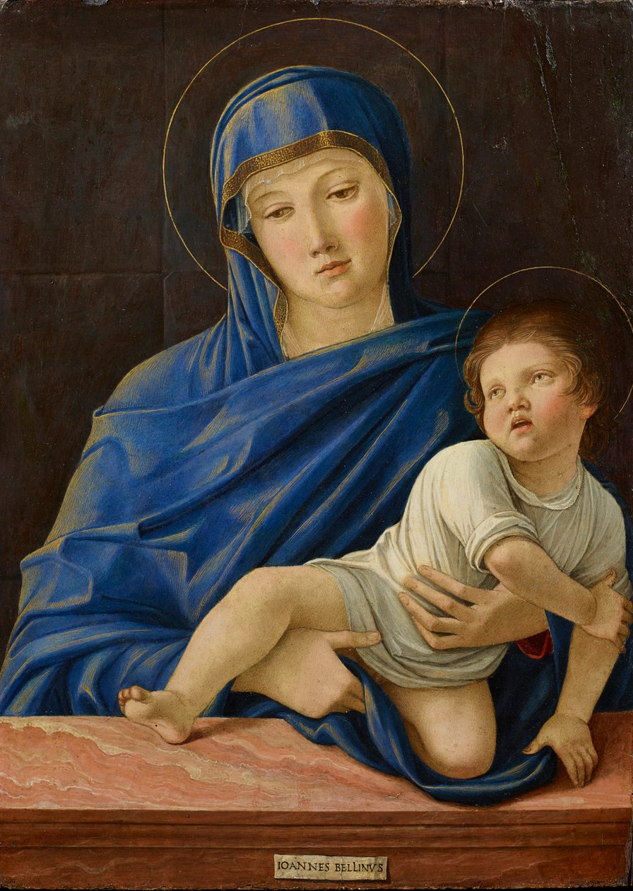 意大利语：洛奇斯圣母子 作者 乔凡尼·贝里尼（Giovanni Bellini）