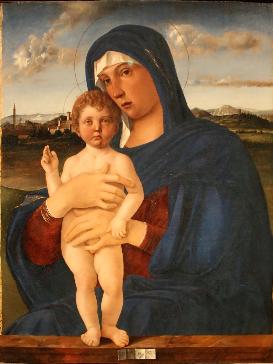圣母与圣婴（孔塔里尼圣母像） 作者 乔凡尼·贝里尼（Giovanni Bellini）