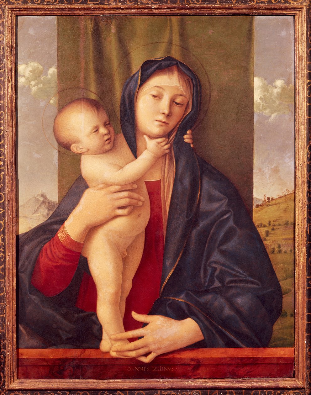 圣母与圣婴（威利斯圣母像） 作者 乔凡尼·贝里尼（Giovanni Bellini）