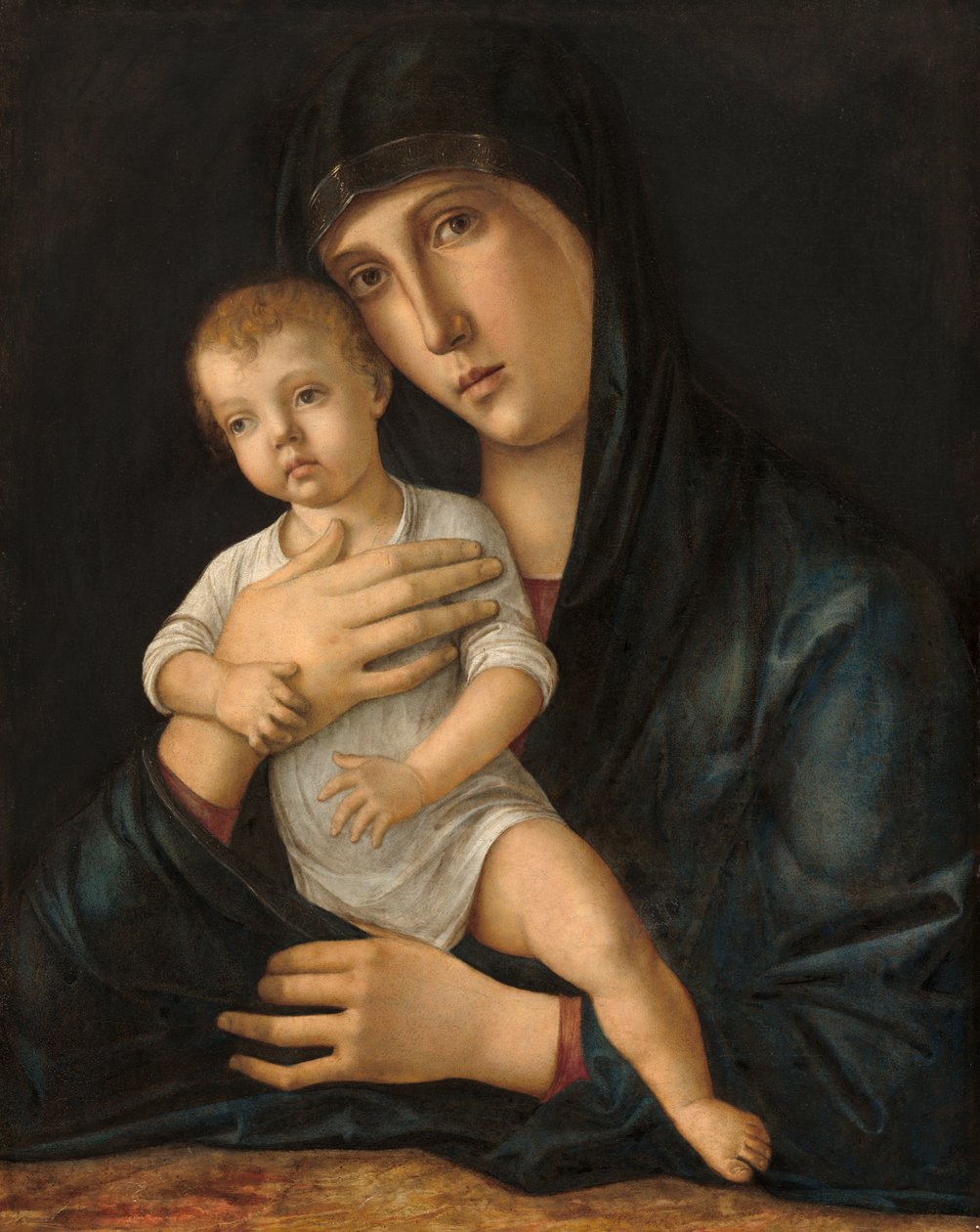 圣母与圣婴 作者 乔凡尼·贝里尼（Giovanni Bellini）