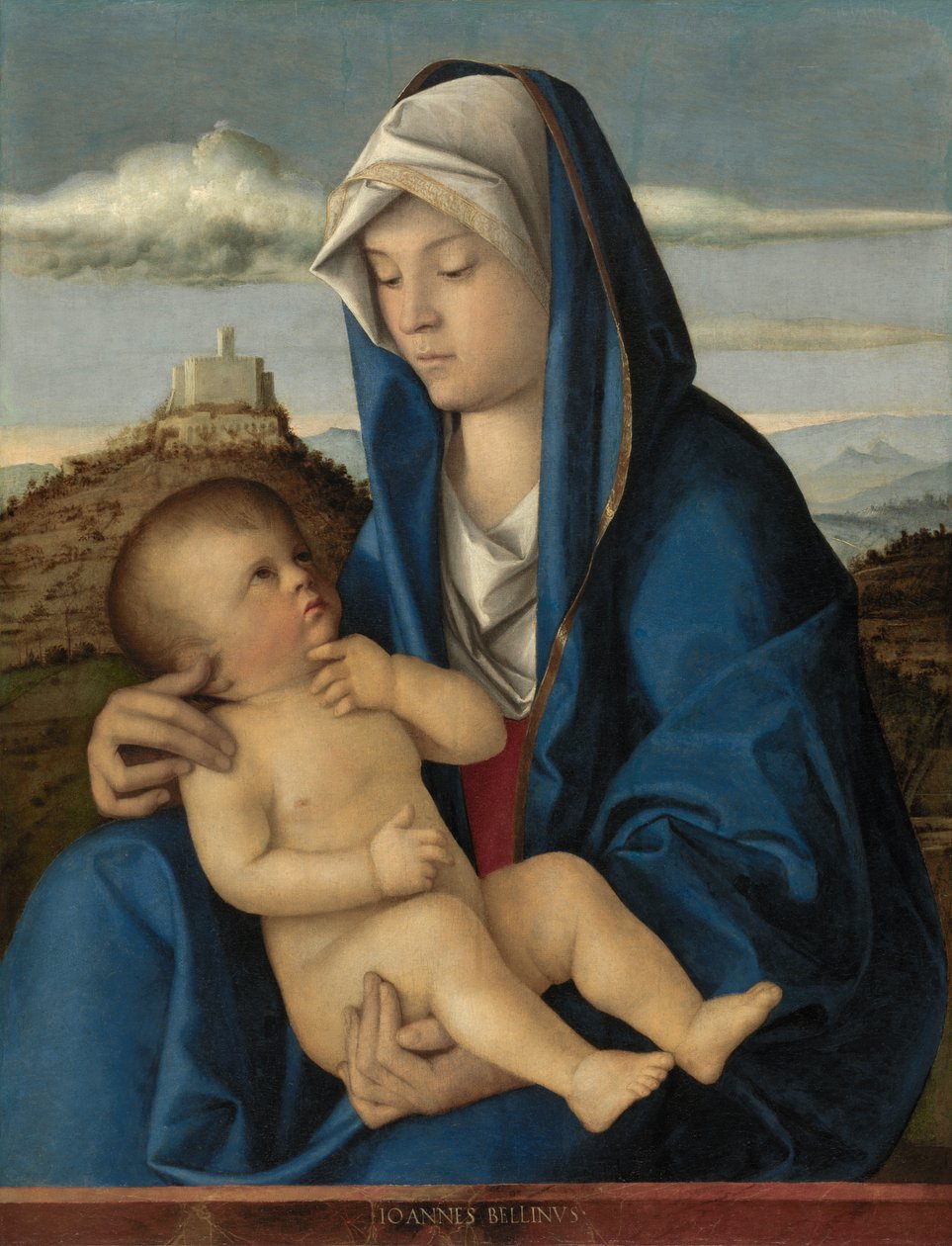 圣母与圣婴 作者 乔凡尼·贝里尼（Giovanni Bellini）