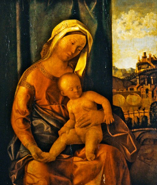 麦当娜和孩子 作者 乔凡尼·贝里尼（Giovanni Bellini）