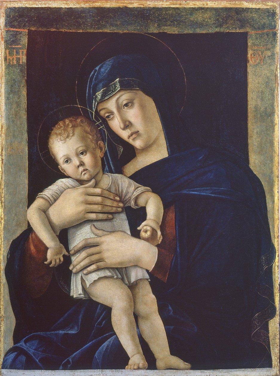 麦当娜和孩子 作者 乔凡尼·贝里尼（Giovanni Bellini）