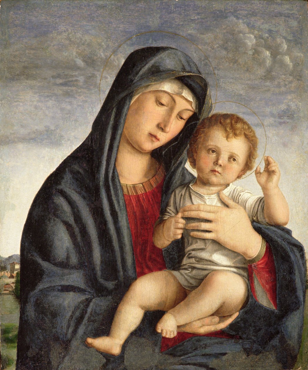 麦当娜和孩子 作者 乔凡尼·贝里尼（Giovanni Bellini）