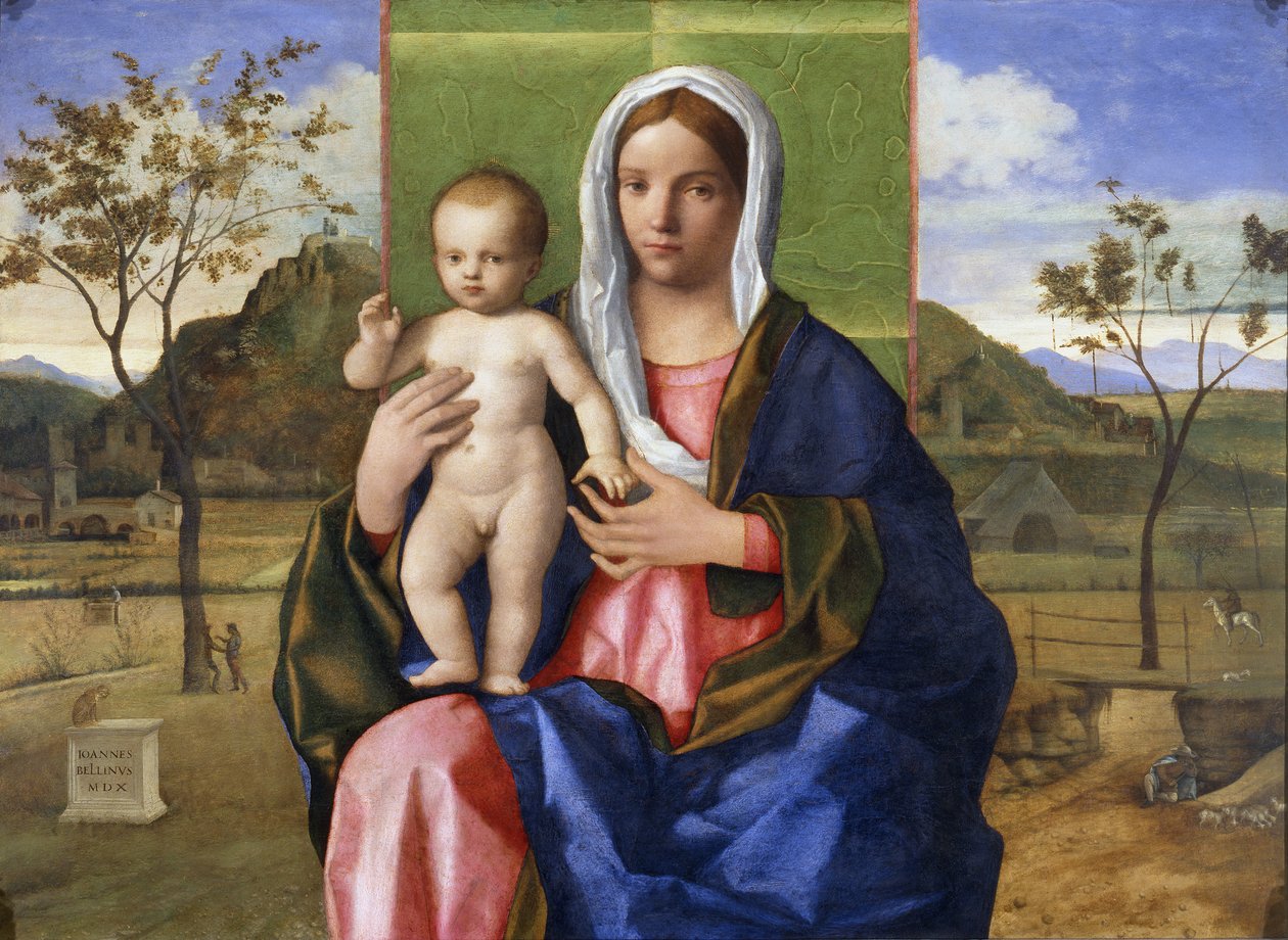 圣母和孩子 作者 乔凡尼·贝里尼（Giovanni Bellini）