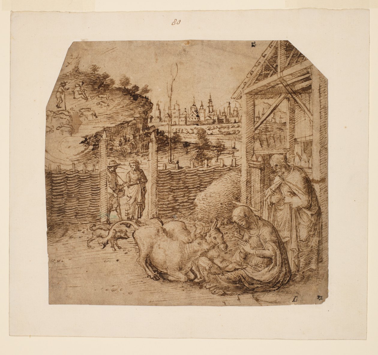 耶稣诞生，约1480年 作者 乔凡尼·贝里尼（Giovanni Bellini）