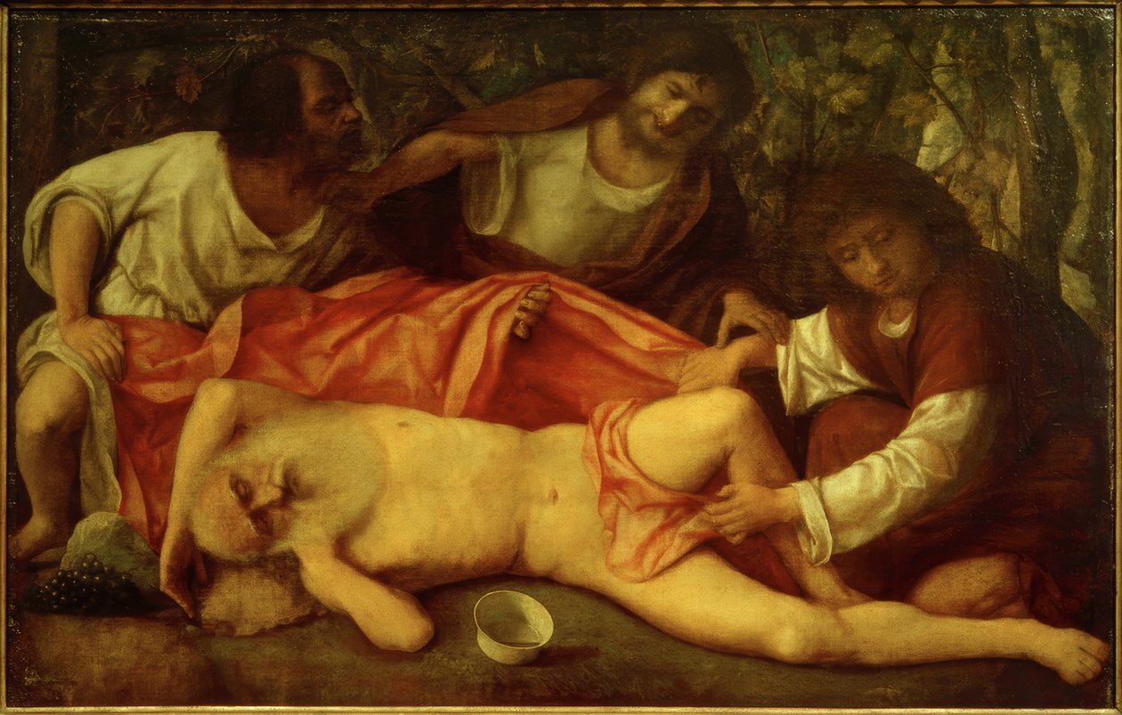 诺亚的醉酒 作者 乔凡尼·贝里尼（Giovanni Bellini）