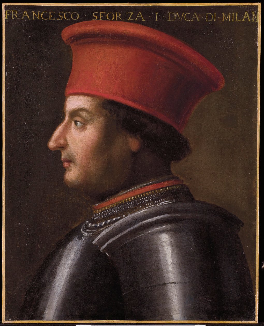 弗朗切斯科·斯福尔扎的肖像 作者 乔凡尼·贝里尼（Giovanni Bellini）