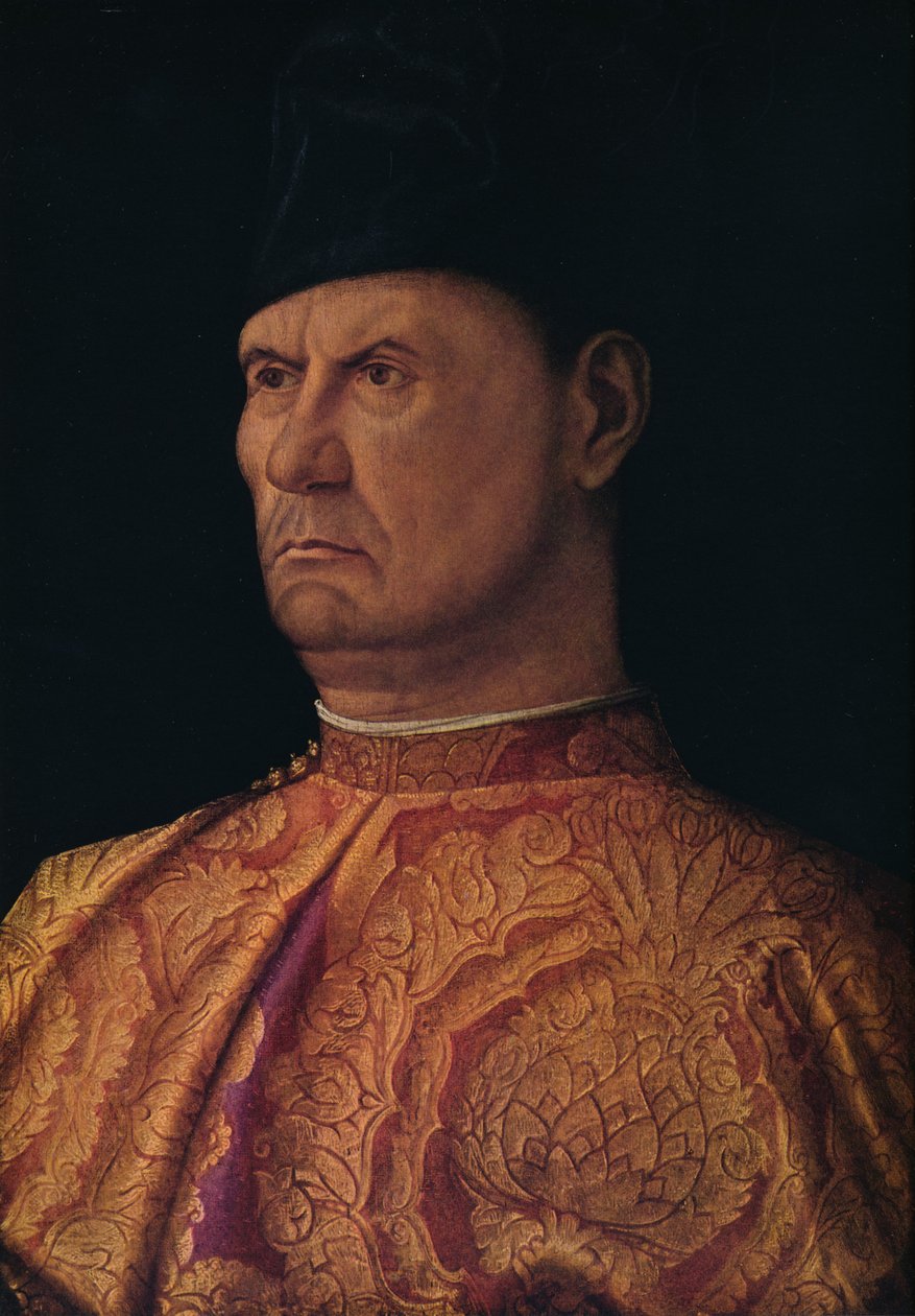 孔多蒂肖像，1475-1480 作者 乔凡尼·贝里尼（Giovanni Bellini）
