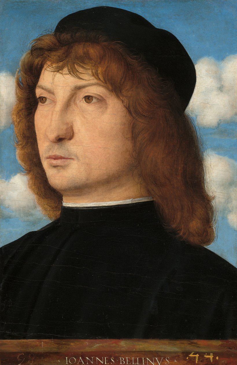 威尼斯绅士的肖像》（Portrait of a Venetian Gentleman 作者 乔凡尼·贝里尼（Giovanni Bellini）