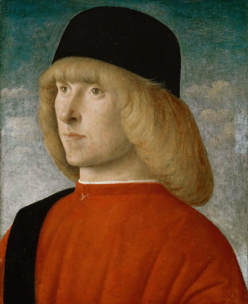一位年轻参议员的肖像，约1490-1499。 作者 乔凡尼·贝里尼（Giovanni Bellini）
