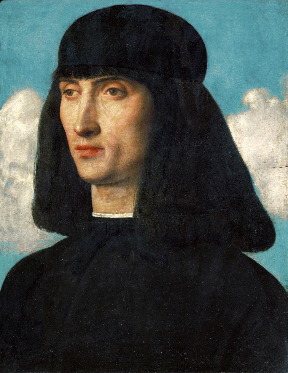 一个男人的肖像... 作者 乔凡尼·贝里尼（Giovanni Bellini）
