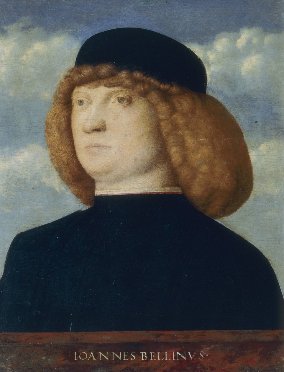一名年轻男子的画像 作者 乔凡尼·贝里尼（Giovanni Bellini）