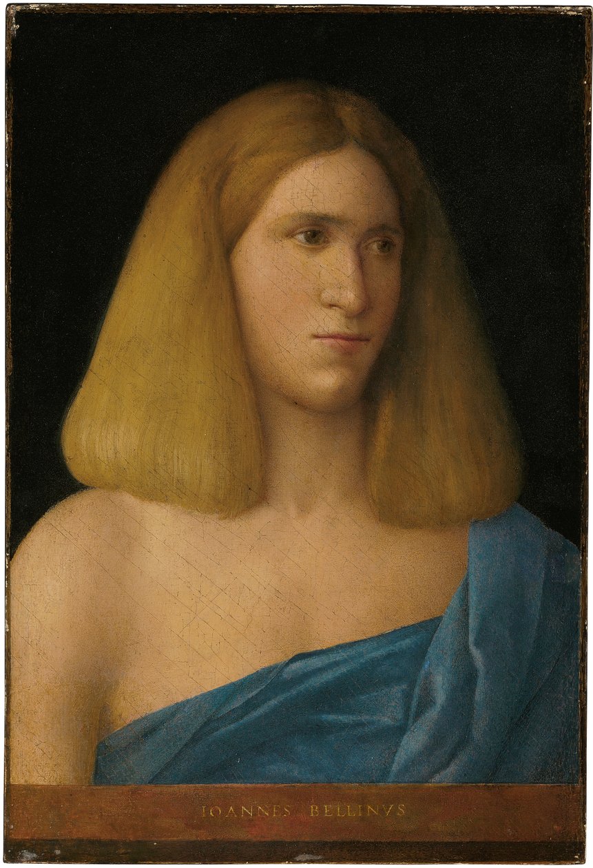 一个年轻人的肖像 作者 乔凡尼·贝里尼（Giovanni Bellini）