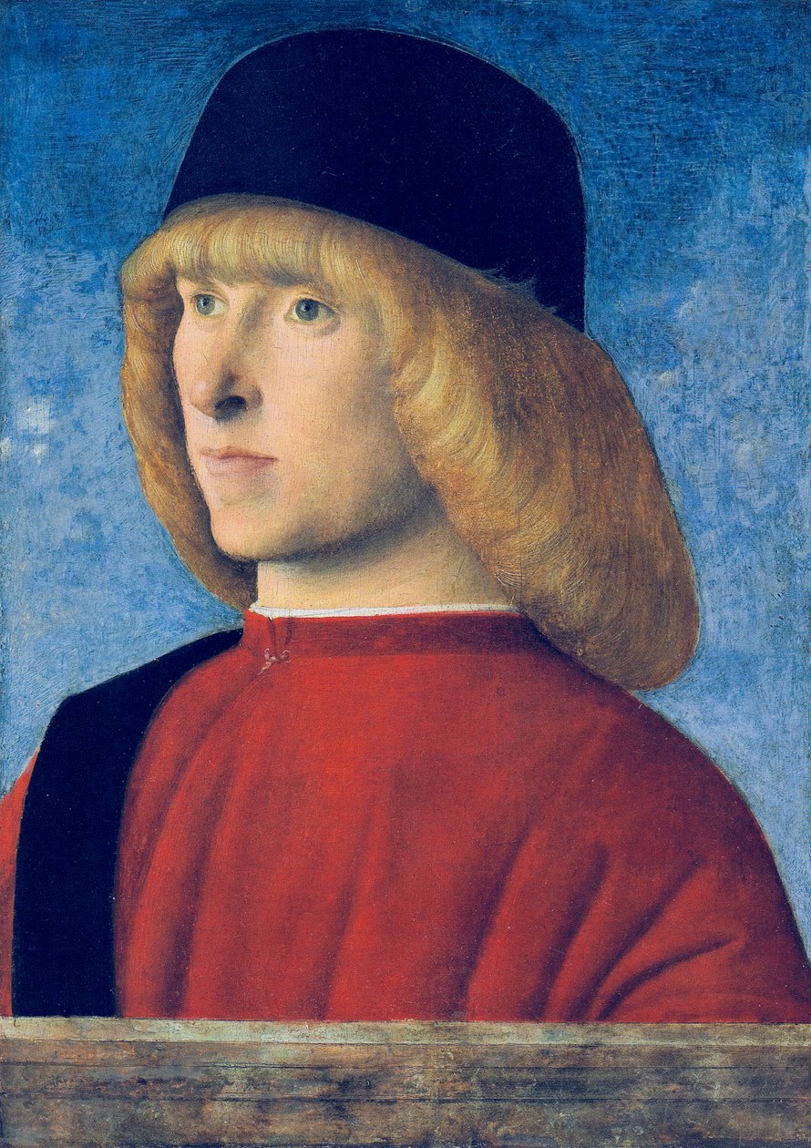 一位年轻参议员的肖像 作者 乔凡尼·贝里尼（Giovanni Bellini）