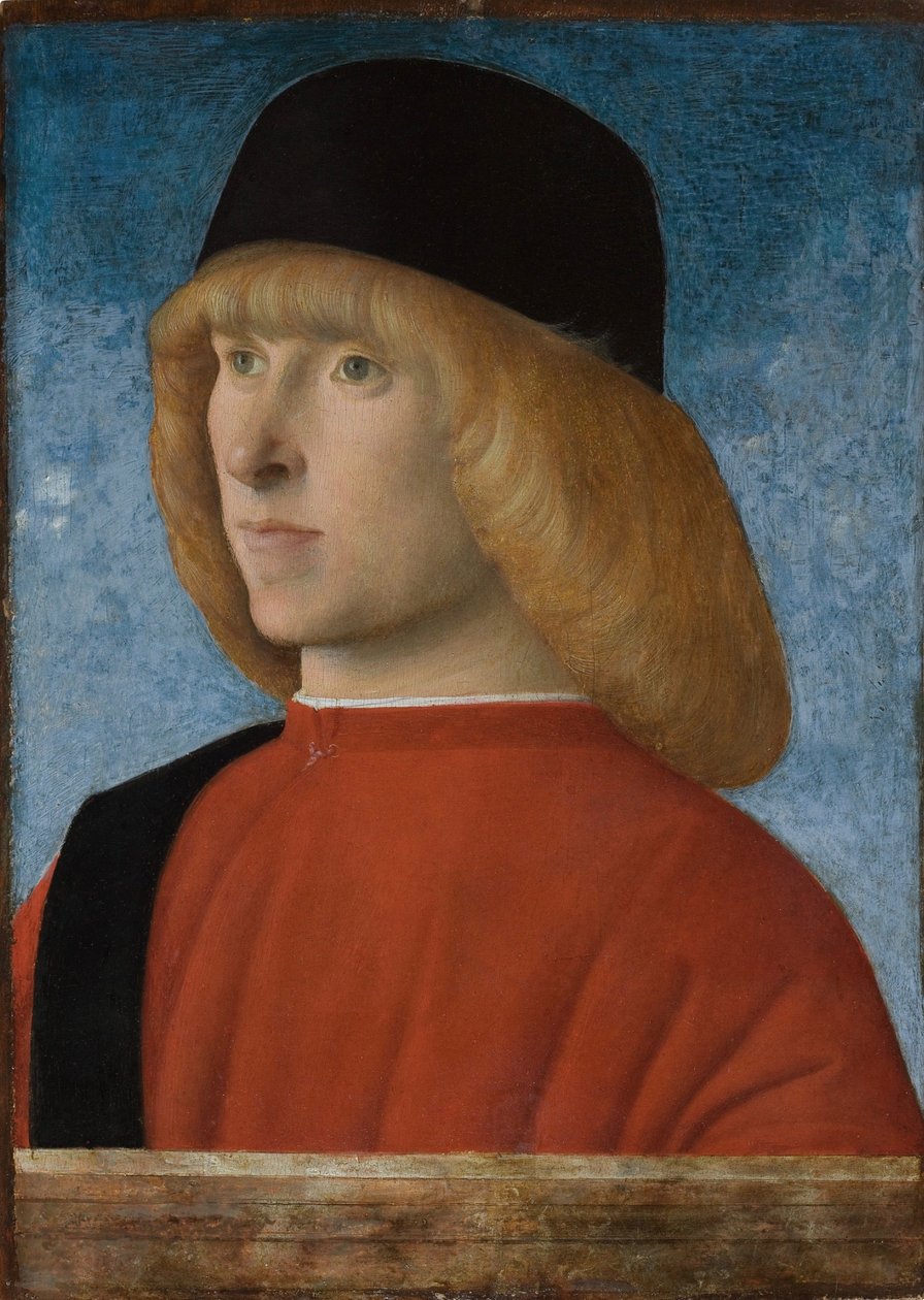 一位年轻参议员的肖像 作者 乔凡尼·贝里尼（Giovanni Bellini）