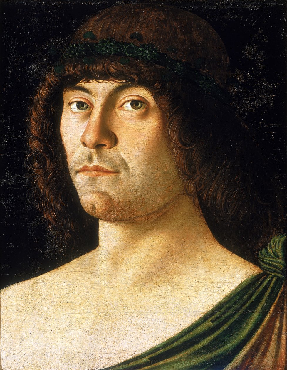 一个身份不明的男子的画像 作者 乔凡尼·贝里尼（Giovanni Bellini）