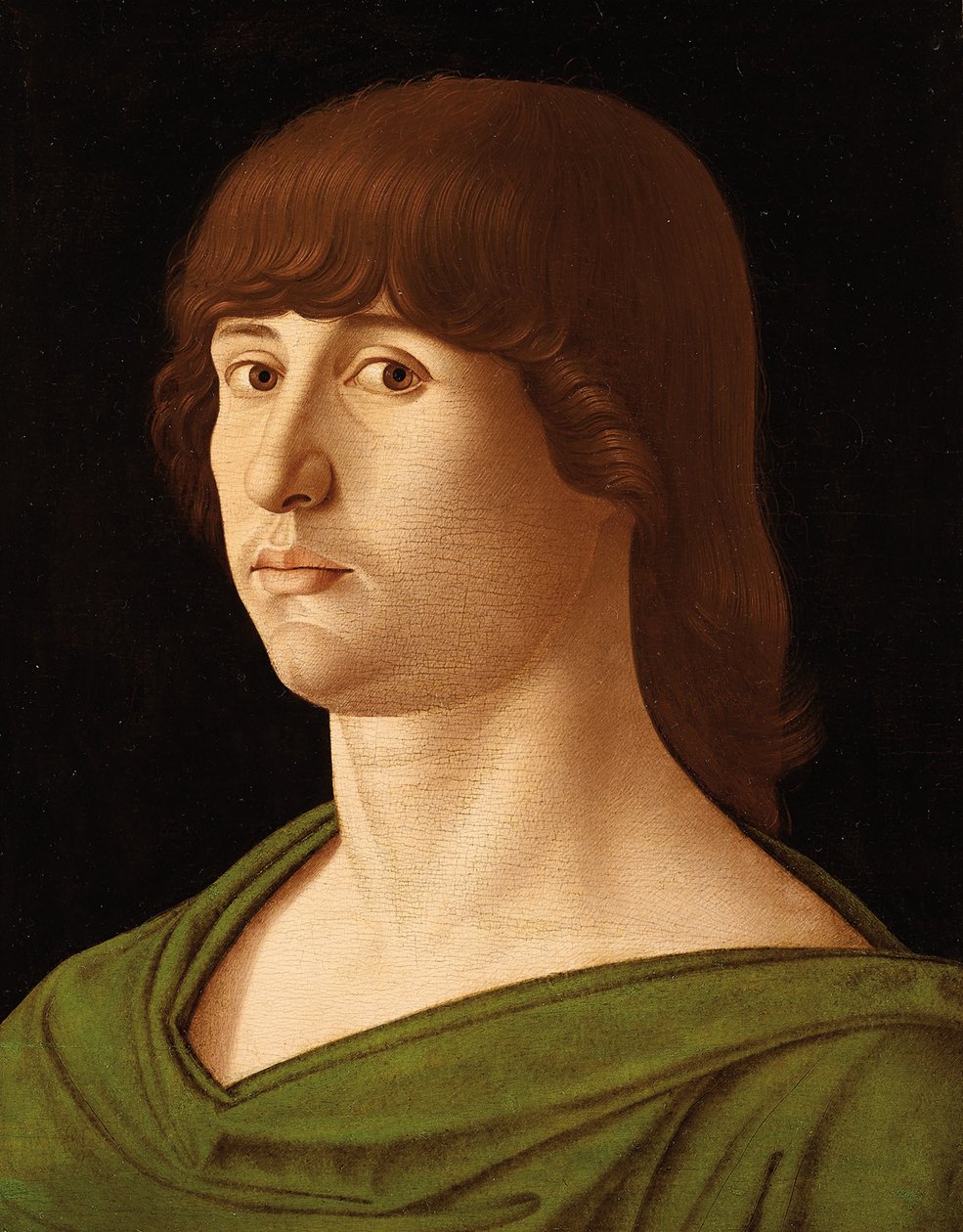 一个年轻人的肖像，约1470年。 作者 乔凡尼·贝里尼（Giovanni Bellini）