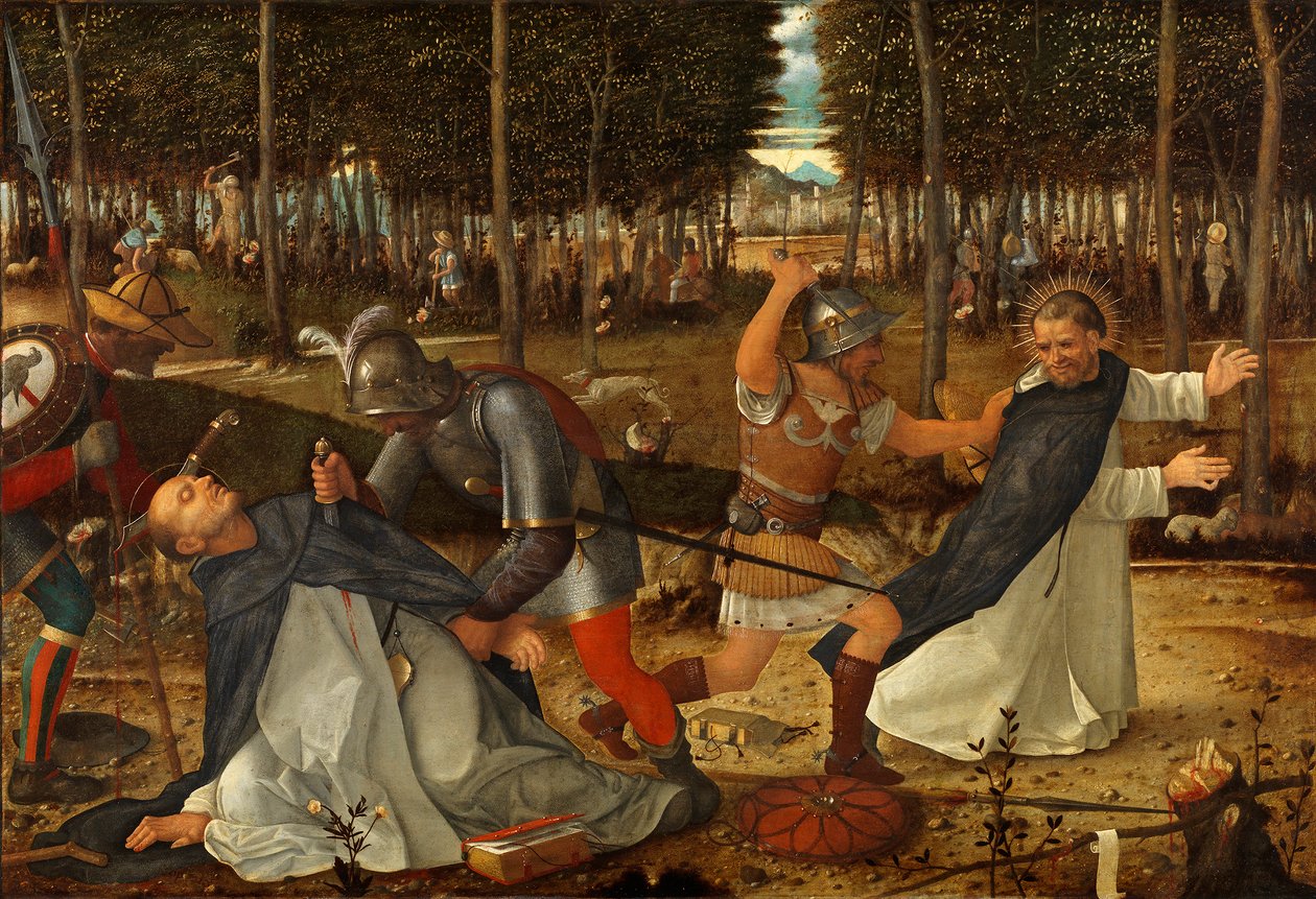 暗杀圣彼得烈士，第1509页 作者 乔凡尼·贝里尼（Giovanni Bellini）