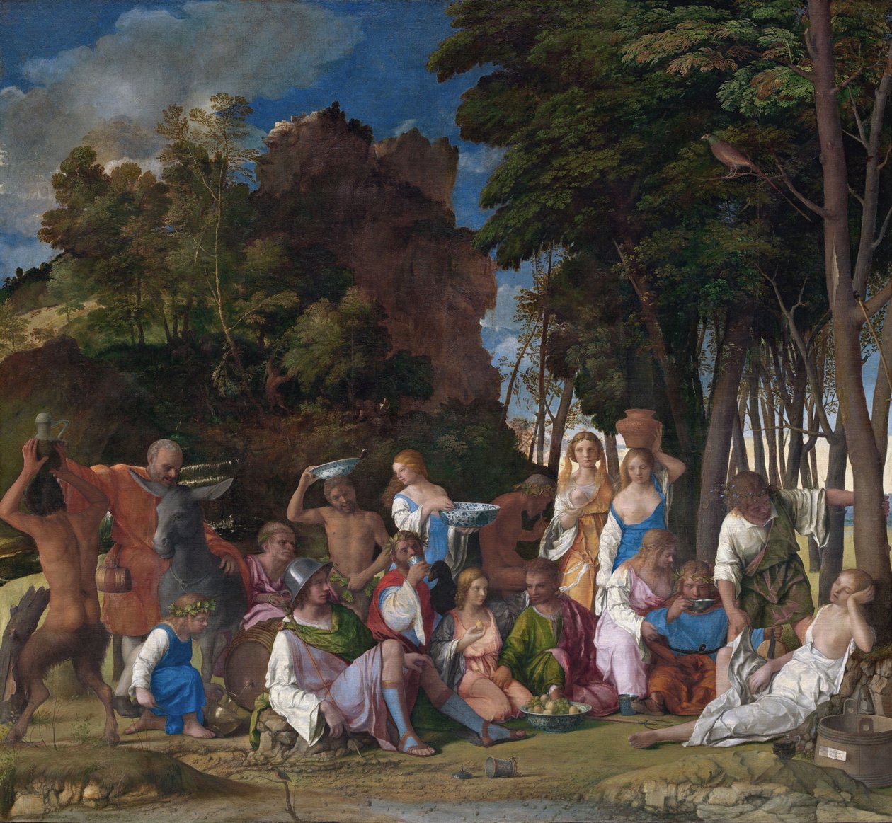 众神的盛宴 作者 乔凡尼·贝里尼（Giovanni Bellini）