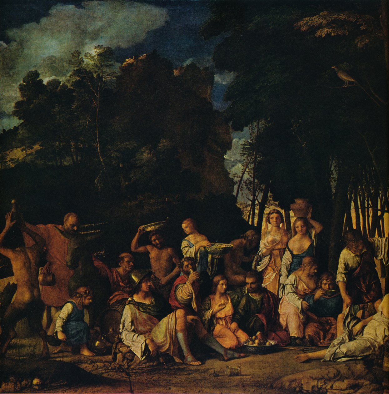 众神的盛宴，1514-1529年 作者 乔凡尼·贝里尼（Giovanni Bellini）
