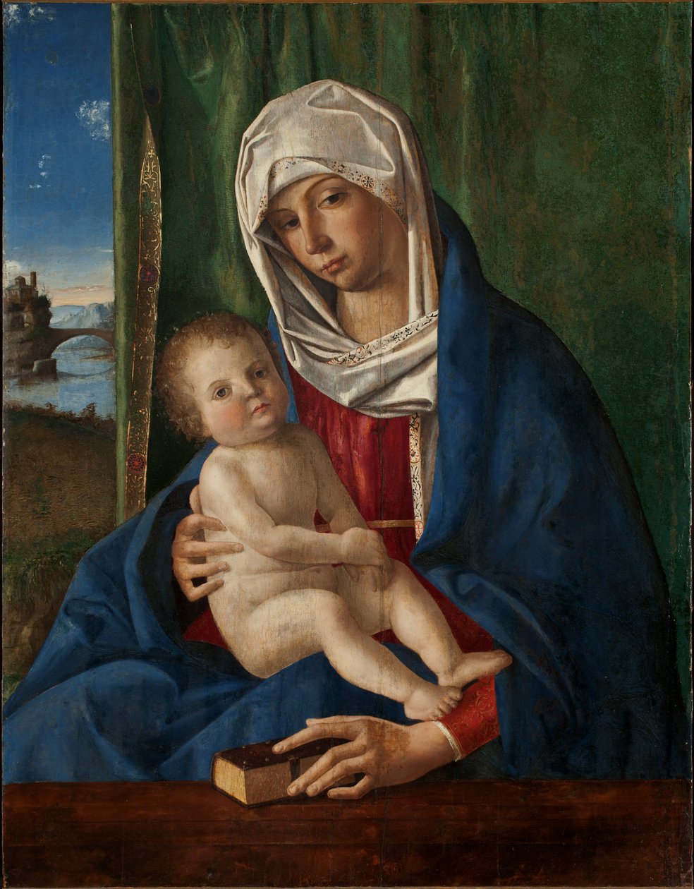 圣母子女 作者 乔凡尼·贝里尼（Giovanni Bellini）