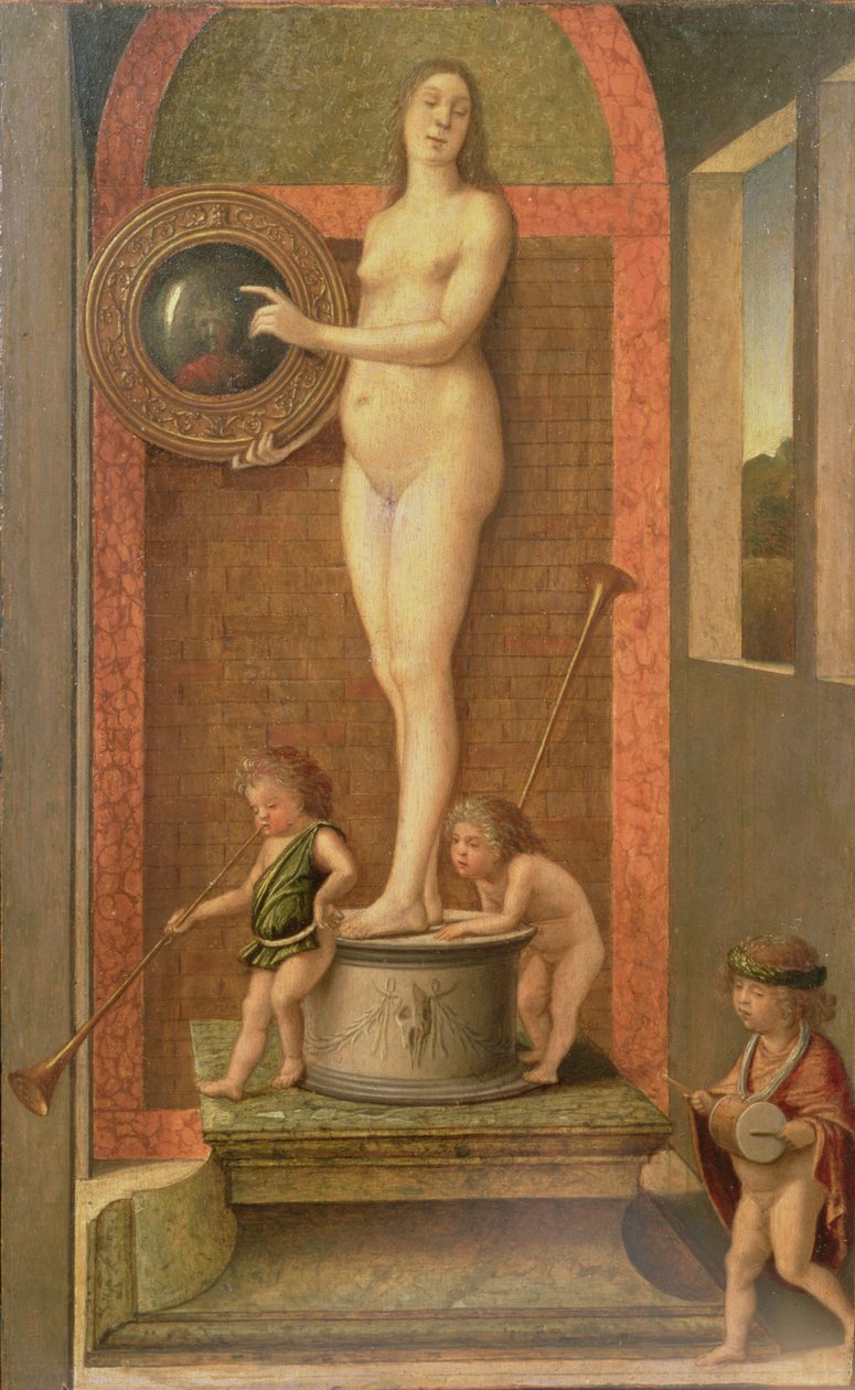 虚荣（面板上的油） 作者 乔凡尼·贝里尼（Giovanni Bellini）