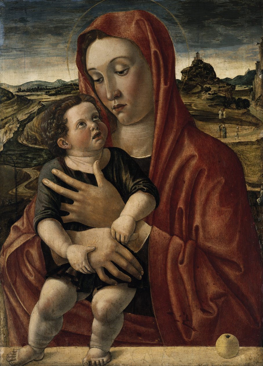 圣母子（1465） 作者 乔凡尼·贝里尼（Giovanni Bellini）