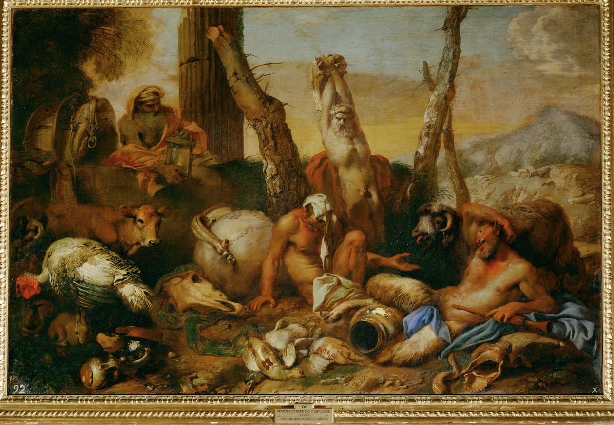  作者 乔瓦尼·贝内代托（1609-64）卡斯蒂廖内