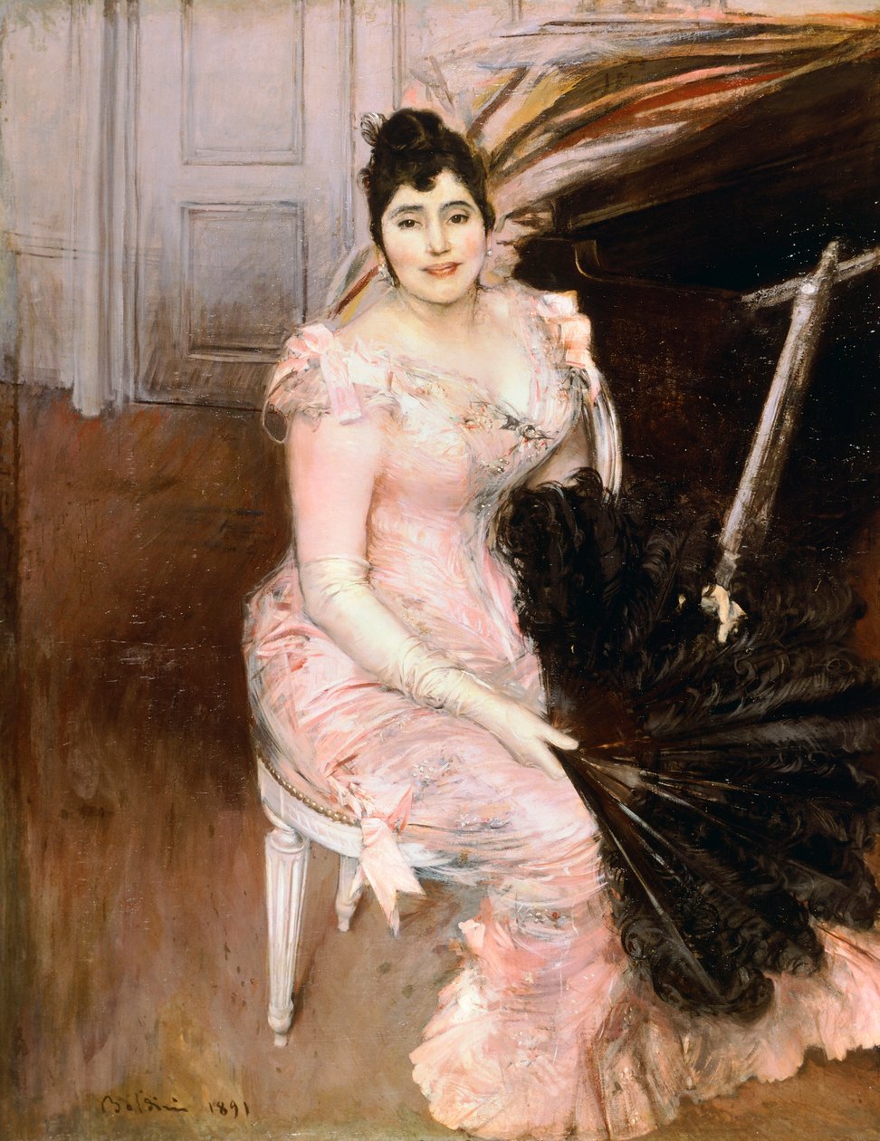阿根廷歌手，乔瓦尼·博尔迪尼 (1842-1931) 作者 乔凡尼·博尔迪尼（Giovanni Boldini）