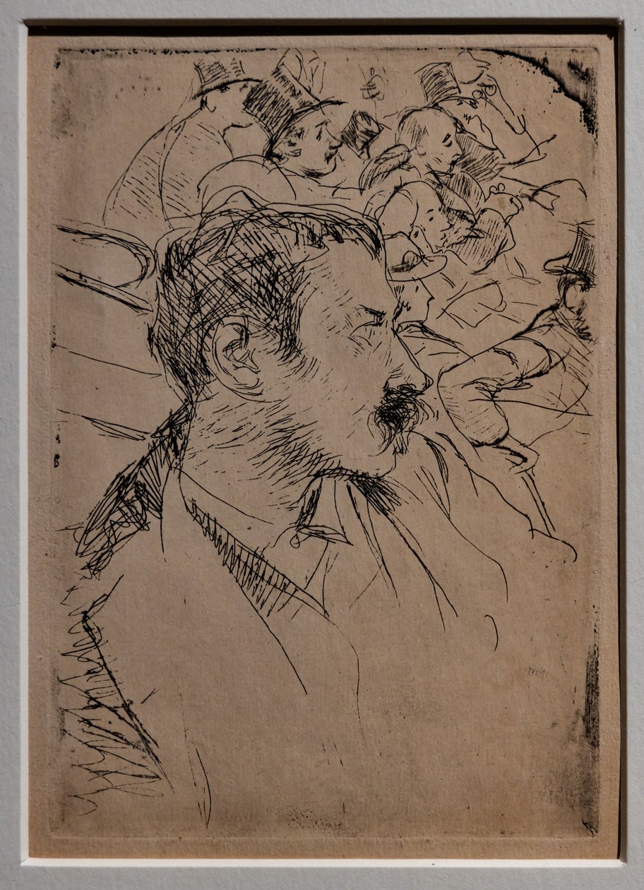 巴黎歌剧院，约 1880 年（纸上条纹） 作者 乔凡尼·博尔迪尼（Giovanni Boldini）