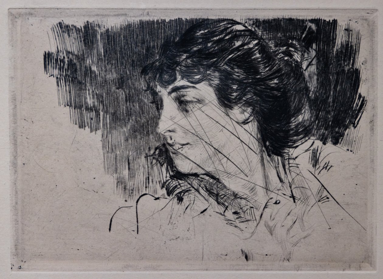 加布里埃尔·德·拉斯蒂伯爵夫人 作者 乔凡尼·博尔迪尼（Giovanni Boldini）