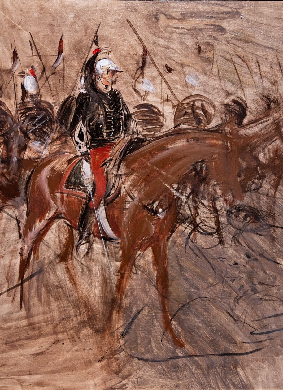 马背上的龙骑兵 作者 乔凡尼·博尔迪尼（Giovanni Boldini）