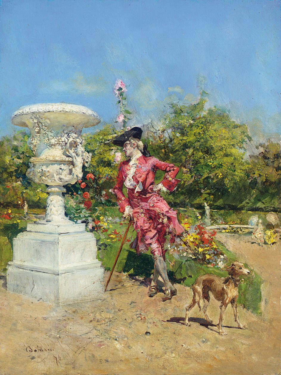 凡尔赛的Il Marchesino，1876年 作者 乔凡尼·博尔迪尼（Giovanni Boldini）