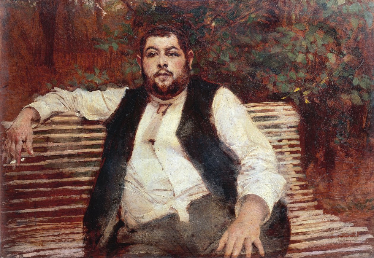 意大利，费拉拉，面纱皮卡德的园丁 作者 乔凡尼·博尔迪尼（Giovanni Boldini）