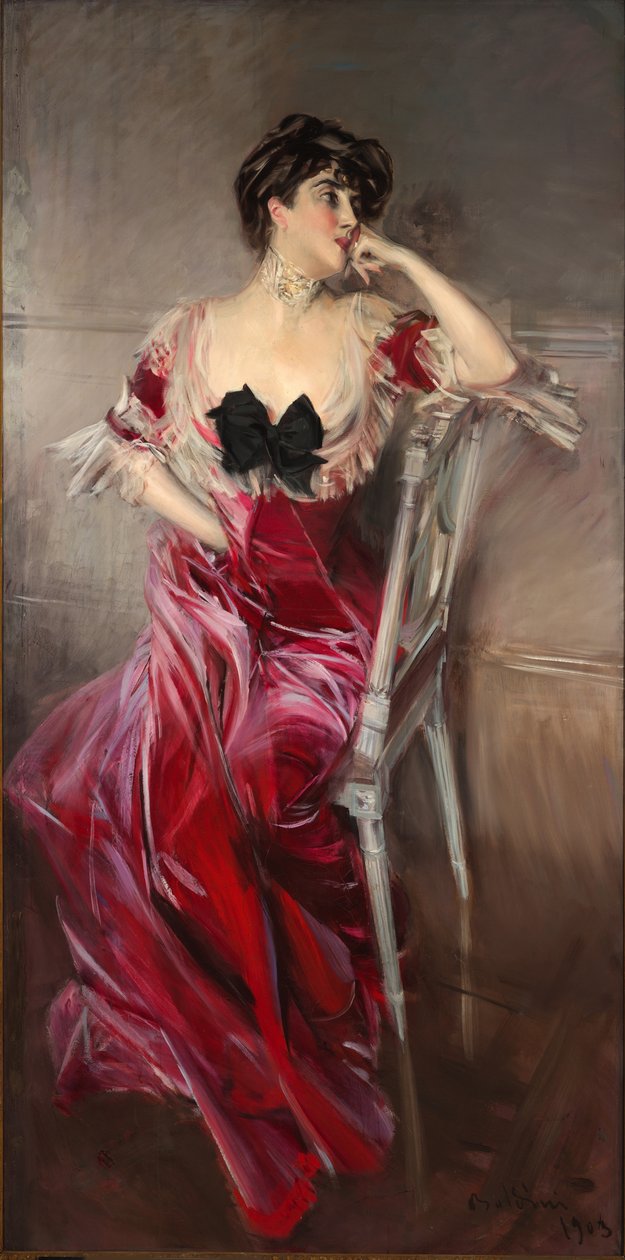 贝尔小姐，1903年。 作者 乔凡尼·博尔迪尼（Giovanni Boldini）