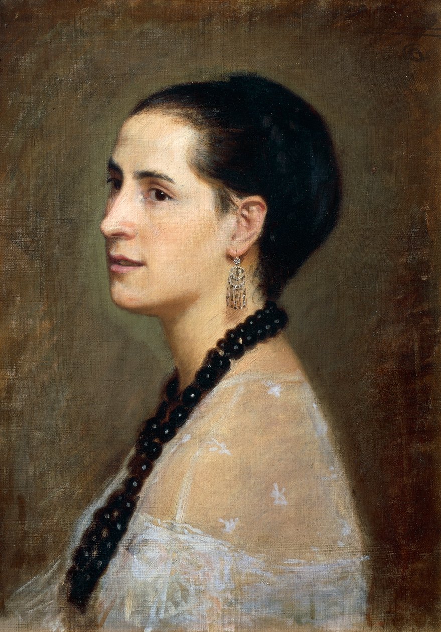 乔瓦尼·博尔迪尼（Giovanni Boldini，1842-1931 年）的《阿德莱德里斯托里肖像》，布面油画，55x41 厘米 作者 乔凡尼·博尔迪尼（Giovanni Boldini）
