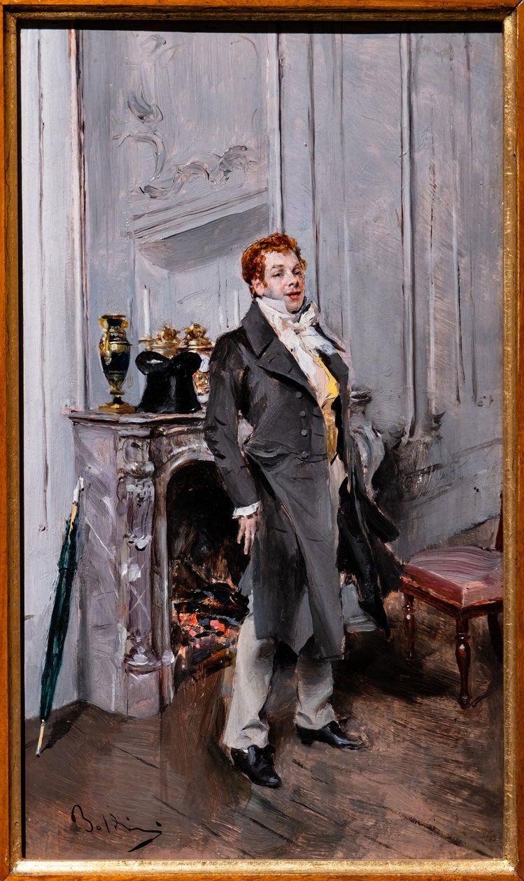 科克兰·艾内的肖像 作者 乔凡尼·博尔迪尼（Giovanni Boldini）