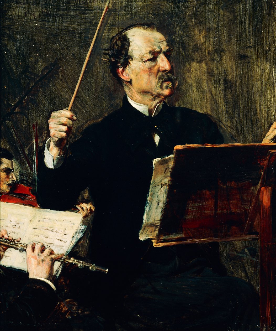 伊曼纽尔·穆齐奥 (Zibello) 的肖像 作者 乔凡尼·博尔迪尼（Giovanni Boldini）