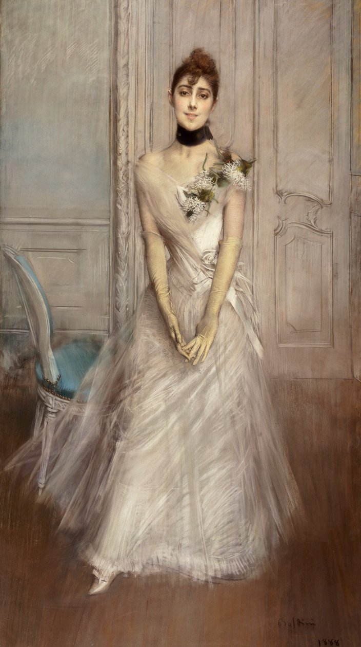 埃米莉亚娜-孔查-德-奥萨的画像 作者 乔凡尼·博尔迪尼（Giovanni Boldini）