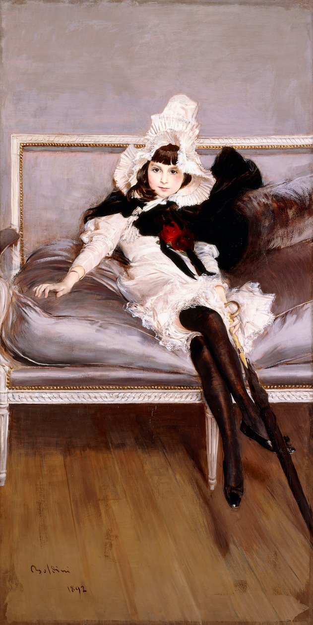 Giovinetta Errazuriz肖像，1892年 作者 乔凡尼·博尔迪尼（Giovanni Boldini）