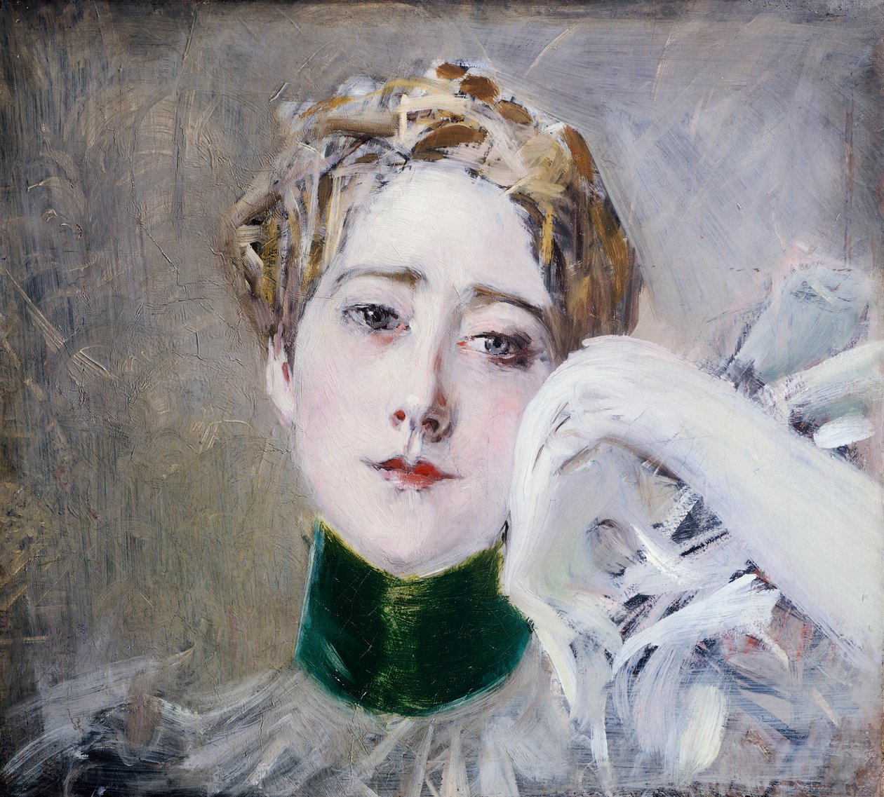 Isenburg Birstein 公主的肖像 作者 乔凡尼·博尔迪尼（Giovanni Boldini）