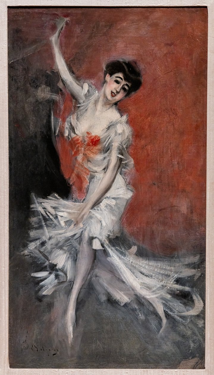 女舞者的肖像 作者 乔凡尼·博尔迪尼（Giovanni Boldini）