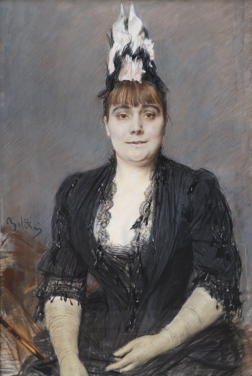女士肖像 作者 乔凡尼·博尔迪尼（Giovanni Boldini）